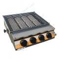 Commercial Stainless Steel Gas Barbecue Grill With 4 Small Burners Heavy Duty Gas Barbecue Grill